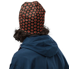 Load image into Gallery viewer, GEOM - RED STAR - All-Over Print Beanie