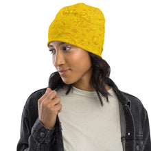 Load image into Gallery viewer, Floral Yellow - Floral Fit - Beanie