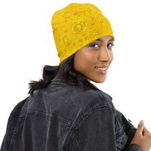 Load image into Gallery viewer, Floral Yellow - Floral Fit - Beanie