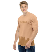 Load image into Gallery viewer, Tree Tops - Light Brown Yoloclout. Men's T-shirt