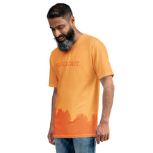 Load image into Gallery viewer, Tree Tops - Orange brown Yoloclout. Men's T-shirt