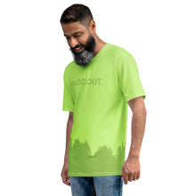 Load image into Gallery viewer, Tree Tops - Green Yoloclout. Men's T-shirt
