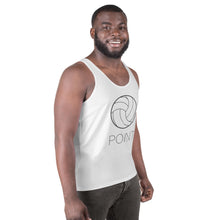 Load image into Gallery viewer, BALL POINT - White - Unisex Tank Top