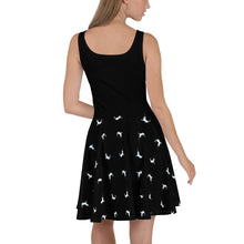 Load image into Gallery viewer, UNIQUE HORN - Black Skater Dress
