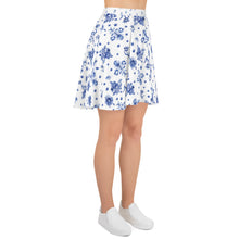 Load image into Gallery viewer, DUTCH BLUES - Dutch Blues Fine Art Skater Skirt