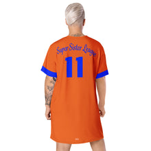 Load image into Gallery viewer, NR. 11 - Super Sister League - Orange T-shirt dress