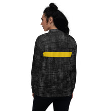 Load image into Gallery viewer, Trip - Black and Yellow - Unisex Bomber Jacket