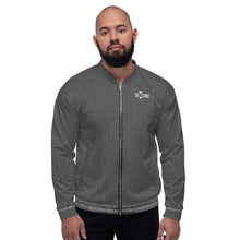 Load image into Gallery viewer, CODECODE - Dark Grey Unisex Bomber Jacket