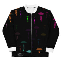 Load image into Gallery viewer, Hanging from Heaven - Black & Color - Unisex Bomber Jacket