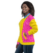 Load image into Gallery viewer, GENDER BENDER - LHBTQIA +/ Pride Coloured - Unisex Bomber Jacket