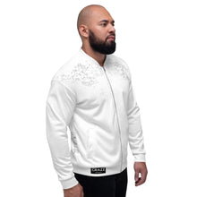 Load image into Gallery viewer, CRAZZ - White - Unisex Bomber Jacket