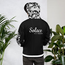 Load image into Gallery viewer, Solace - Black & White Free Style Unisex Hoodie