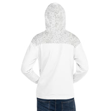 Load image into Gallery viewer, White Floral Unisex Hoodie
