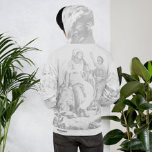 Load image into Gallery viewer, SOLACE - Yoloclout. Fine Art Fit - Light Blue Unisex Hoodie