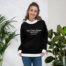 Load image into Gallery viewer, SUPER SISTER LEAGUE - B&W - Classic style - Unisex Hoodie