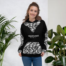 Load image into Gallery viewer, Solace - Black & White Free style Unisex Hoodie