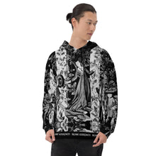 Load image into Gallery viewer, ROSE GARDEN - Fine Art Fit - Dark Grey Unisex Hoodie