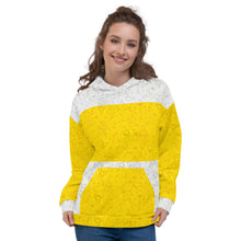 Load image into Gallery viewer, Mice and bananas - Grey/Yellow Floral Unisex Hoodie