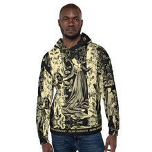 Load image into Gallery viewer, ROSE GARDEN - Yellow Fine Art Unisex Hoodie