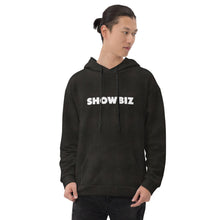 Load image into Gallery viewer, SHOWBIZ / NOBIZ - Flip Mode - Black & White Unisex Hoodie