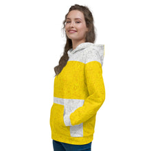 Load image into Gallery viewer, Mice and bananas - Grey/Yellow Floral Unisex Hoodie