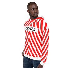 Load image into Gallery viewer, CRAZZ - RED STRIPES - Unisex Hoodie