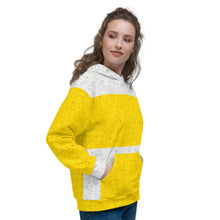 Load image into Gallery viewer, Mice and bananas - Grey/Yellow Floral Unisex Hoodie