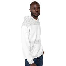 Load image into Gallery viewer, White Floral Unisex Hoodie