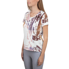 Load image into Gallery viewer, FREE STYLE - All-Over Print Women's Athletic T-shirt