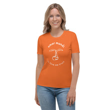 Load image into Gallery viewer, Amor Mundi - Orange Women's T-shirt