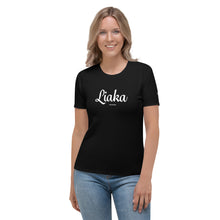 Load image into Gallery viewer, Liaka (Love is a killer app) - Black Women's T-shirt