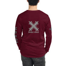 Load image into Gallery viewer, DOUBLE CROSS - Unisex Long Sleeve Tee