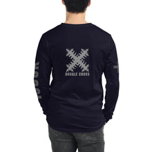 Load image into Gallery viewer, DOUBLE CROSS - Unisex Long Sleeve Tee