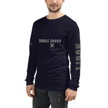 Load image into Gallery viewer, DOUBLE CROSS - Unisex Long Sleeve Tee