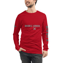 Load image into Gallery viewer, DOUBLE CROSS - Unisex Long Sleeve Tee