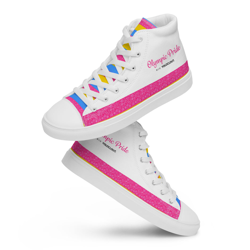 OLYMPIC PRIDE Nr.1 - Women’s high top canvas shoes