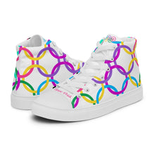 Load image into Gallery viewer, OLYMPIC PRIDE Nr.2 - Women’s high top canvas shoes