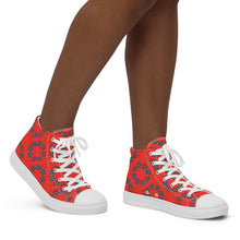 Load image into Gallery viewer, CLASH Nr. 115 Women’s high top canvas shoes