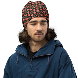 GEOM - RED STAR - All-Over Print Beanie