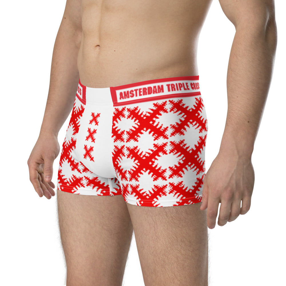 CROSS GUARDS - Amsterdam Triple Cross - Red - Boxer Briefs