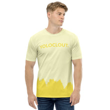 Load image into Gallery viewer, Tree Tops - Light Yellow Yoloclout. Men&#39;s T-shirt
