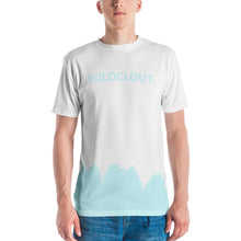 Load image into Gallery viewer, Tree Tops - Light Blue Yoloclout. Men&#39;s T-shirt
