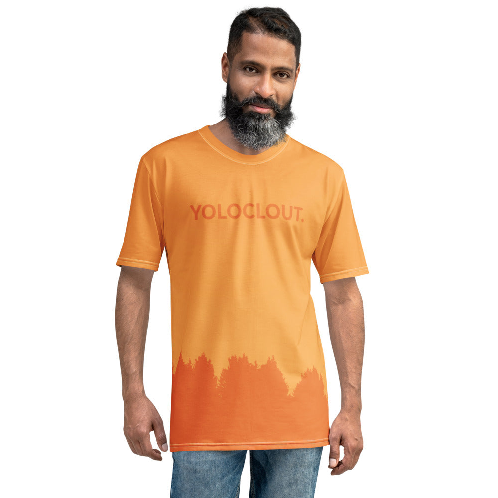 Tree Tops - Orange brown Yoloclout. Men's T-shirt