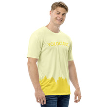 Load image into Gallery viewer, Tree Tops - Light Yellow Yoloclout. Men&#39;s T-shirt
