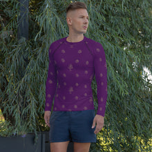 Load image into Gallery viewer, Treedees - Purple - Men&#39;s Rash Guard
