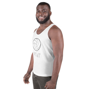 BALL POINT - White - Unisex Tank Top