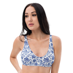 DUTCH BLUES - Recyled padded bikini top