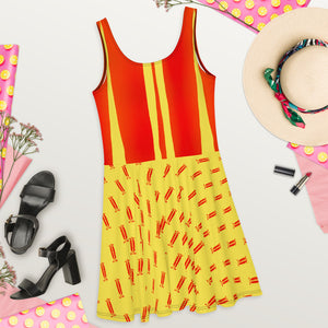 The Red Board - Yellow Skateboard Dress