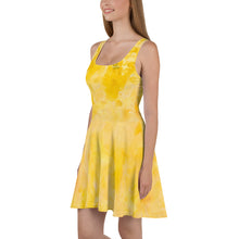 Load image into Gallery viewer, Forzitija - Super Sister League - Yellow Skater Dress
