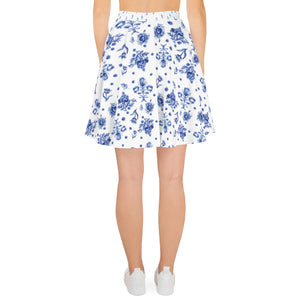 DUTCH BLUES - Dutch Blues Fine Art Skater Skirt